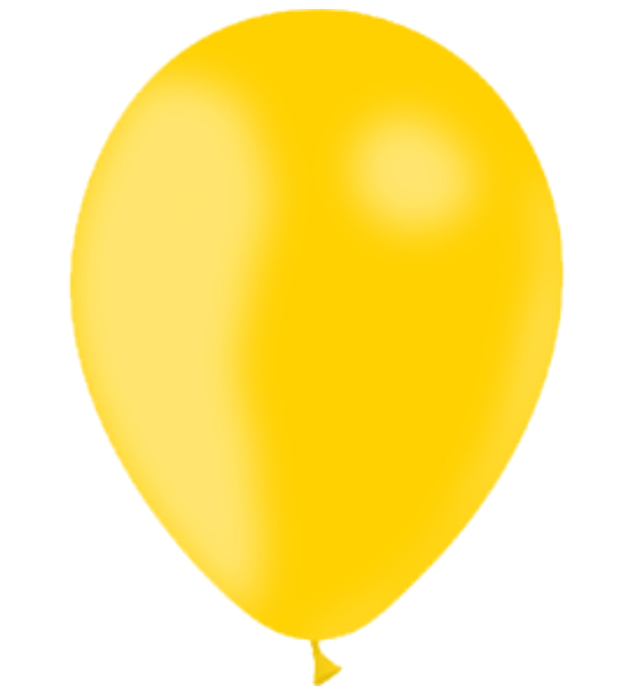 ballon jaune d'or - ballon latex - La Trappe à Ballons - anniversaire - baptême - mariage