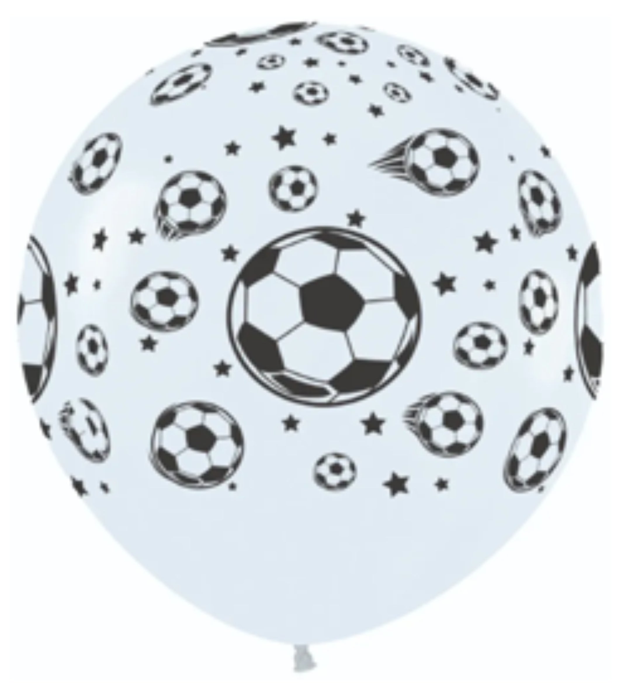 Ballon latex 90 cm imprimé foot - anniversaire - La Trappe à Ballons