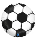 Ballon aluminium ballon de foot 35 cm - anniversaire - sport  - La Trappe à Ballons
