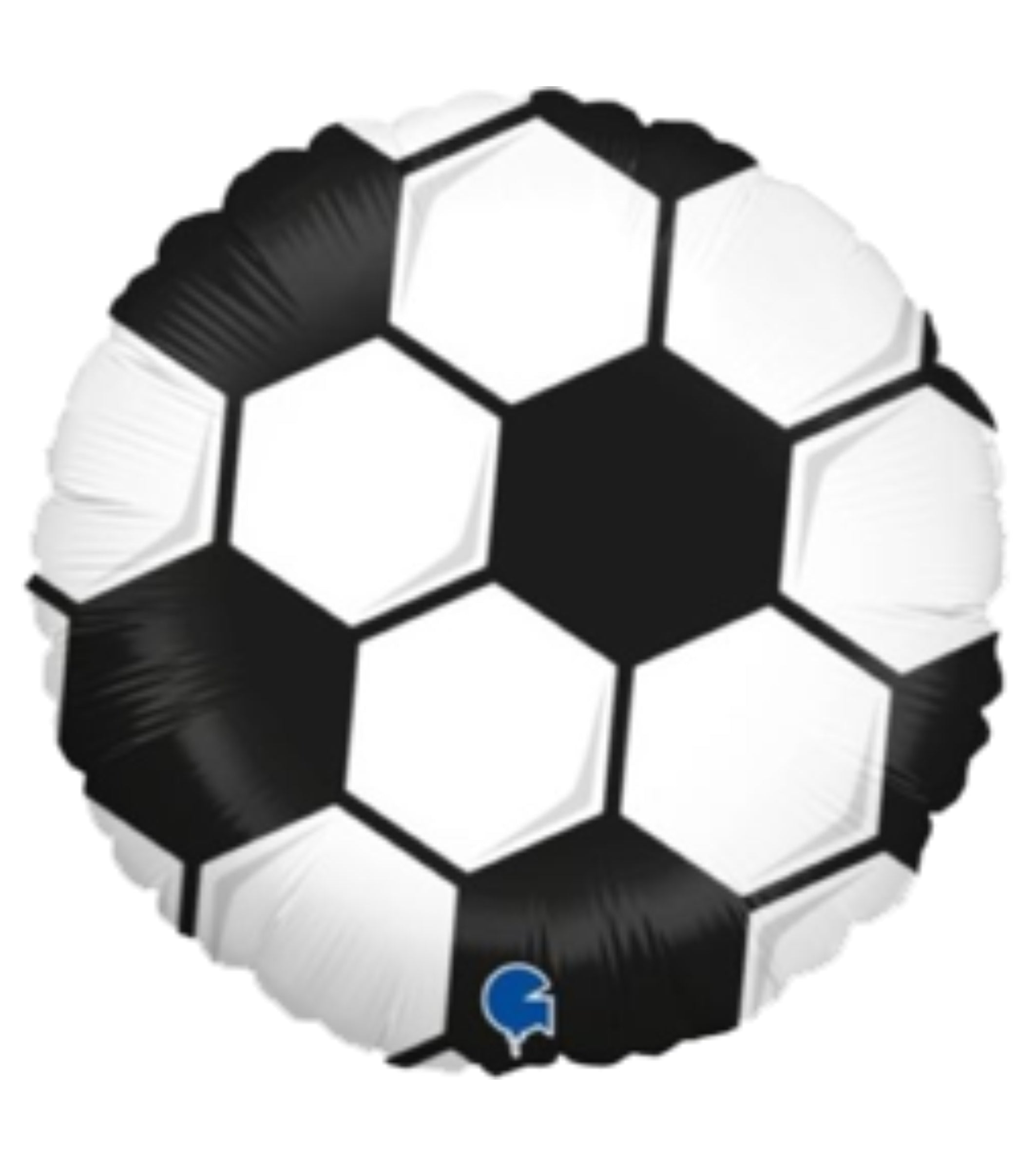 Ballon aluminium ballon de foot 35 cm - anniversaire - sport  - La Trappe à Ballons