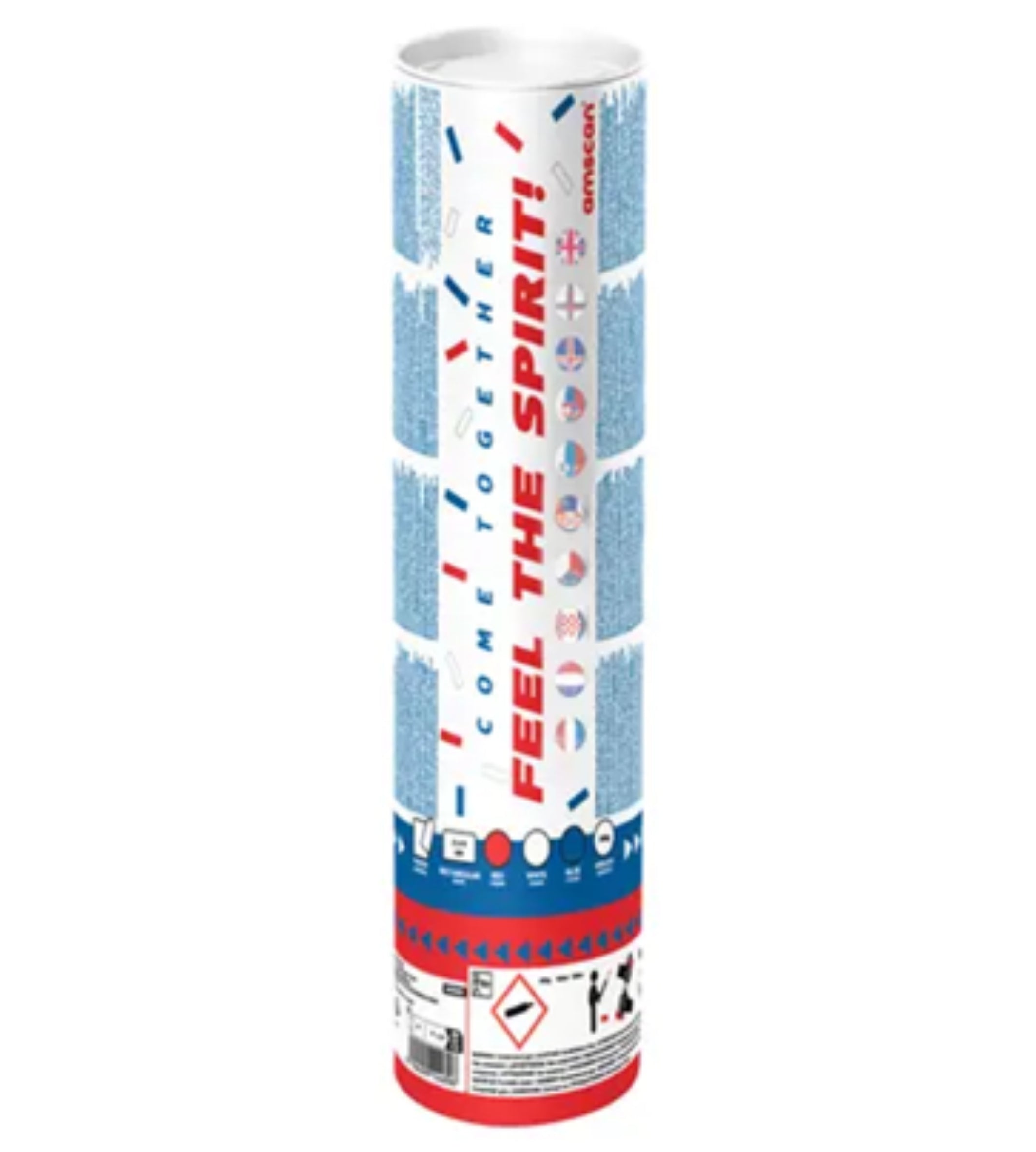 Canon confettis bleu blanc rouge - coupe du monde - tricolore - La Trappe à Ballons