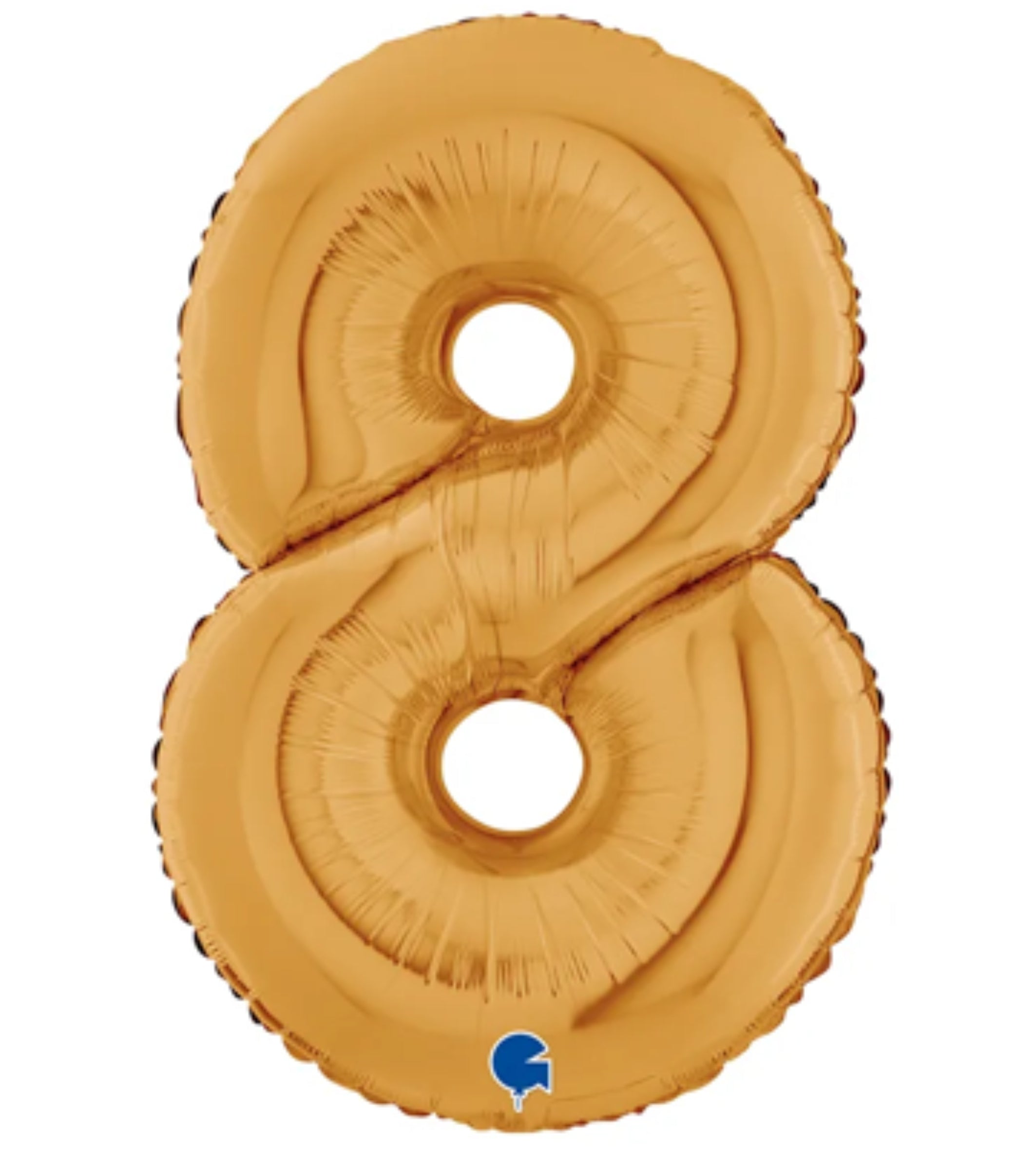 Ballon chiffre 8 en aluminium 30 cm - Gold - anniversaire - La Trappe à Ballons