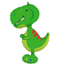 Ballon aluminium tyrannosaure 74 cm - anniversaire - La Trappe à Ballons